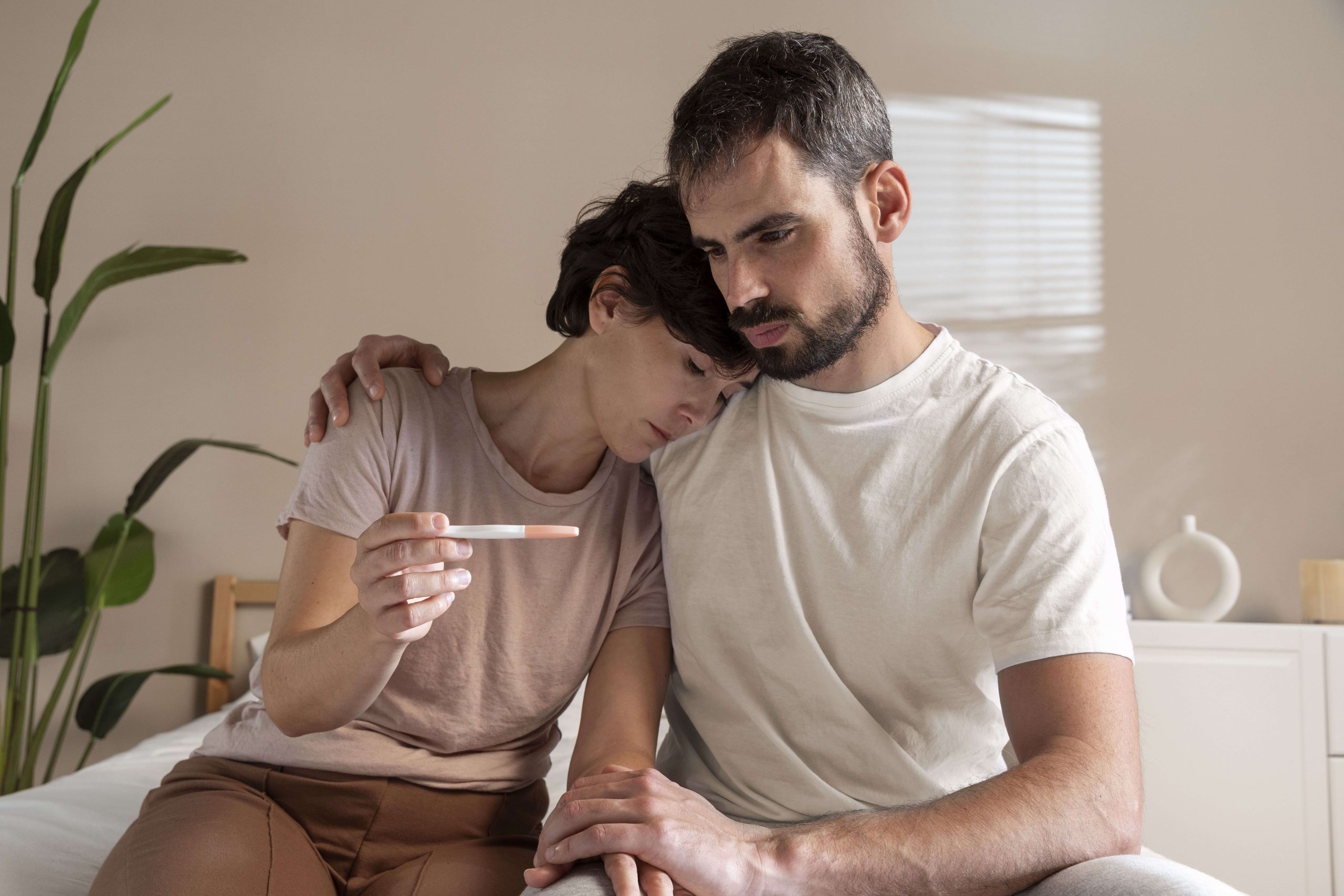 le parcours PMA, couple triste, infertilité